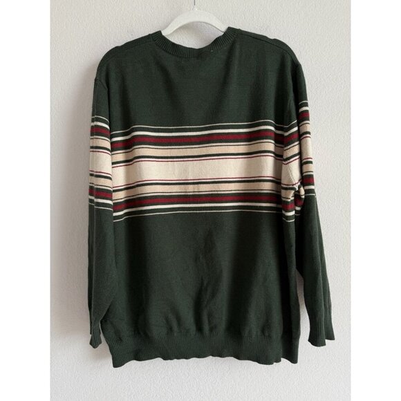 Savage X Fenty Lit Leisure Knit Green Shade Striped Sweater Size 2X Unisex - Picture 9 of 15